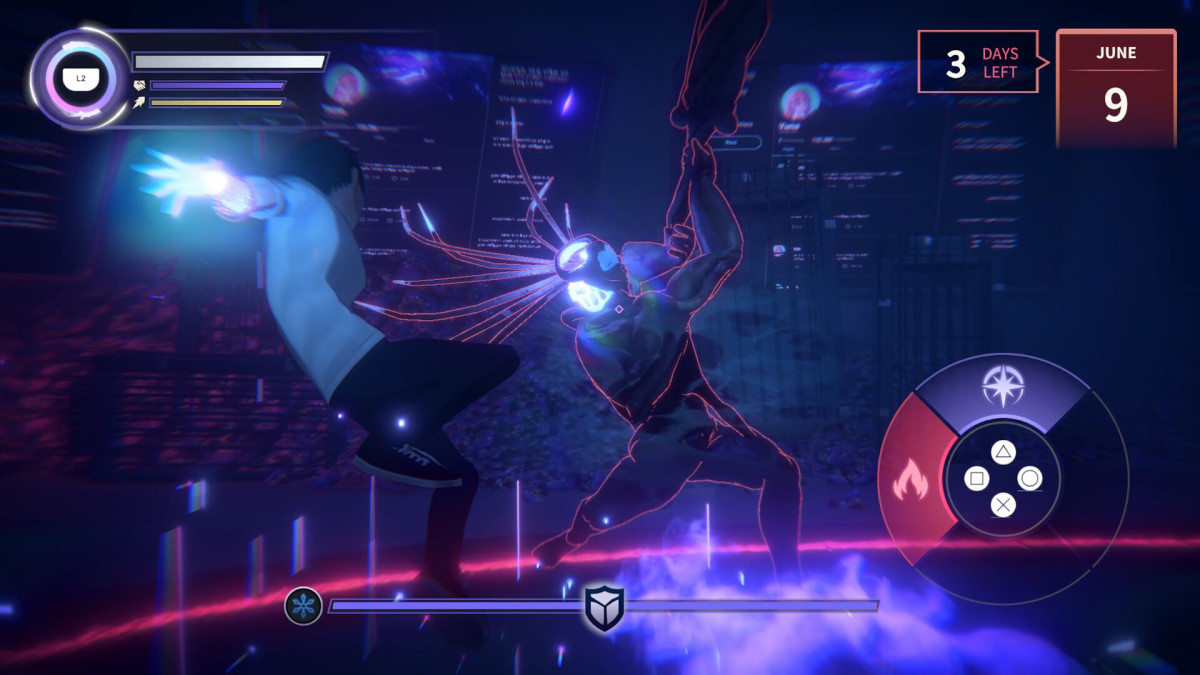 Eternights combat screenshot